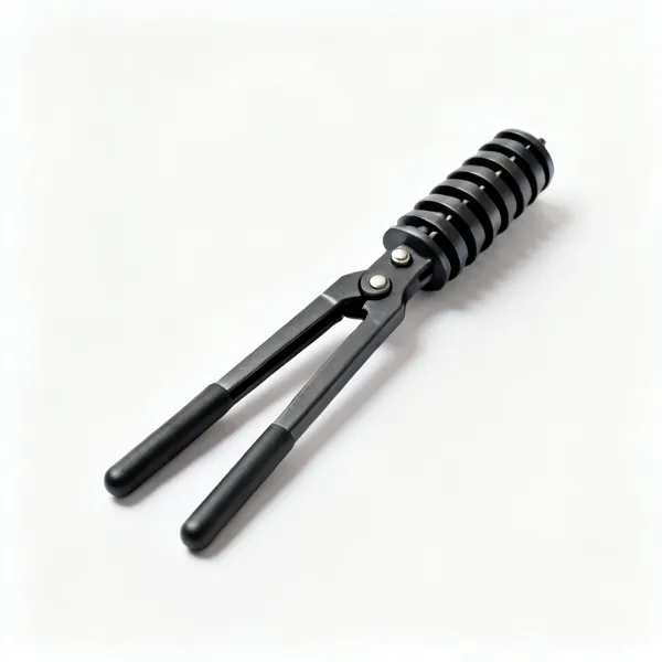 A hand tube expander tool with two long handles and a segmented expanding head