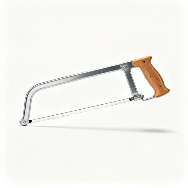 Coping saw: Wooden handle and thin narrow blade