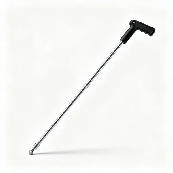 A telescopic magnetic pickup tool with a slim extending metal shaft and small magnet tip