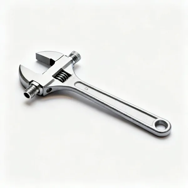 A double ended tap wrench with two knurled adjustable arms and a central square jaw