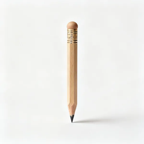 Mini dibber: A small pencil sized wooden dibber with a rounded top and depth markings