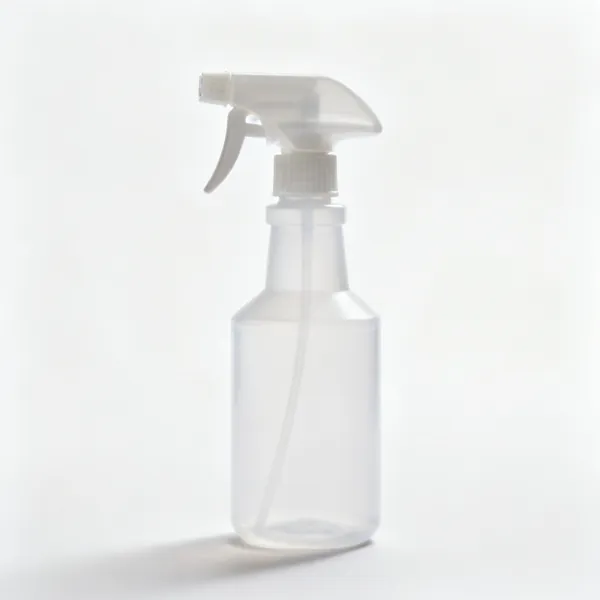 Hand mister: A plastic hand pump mister spray bottle with a trigger and nozzle