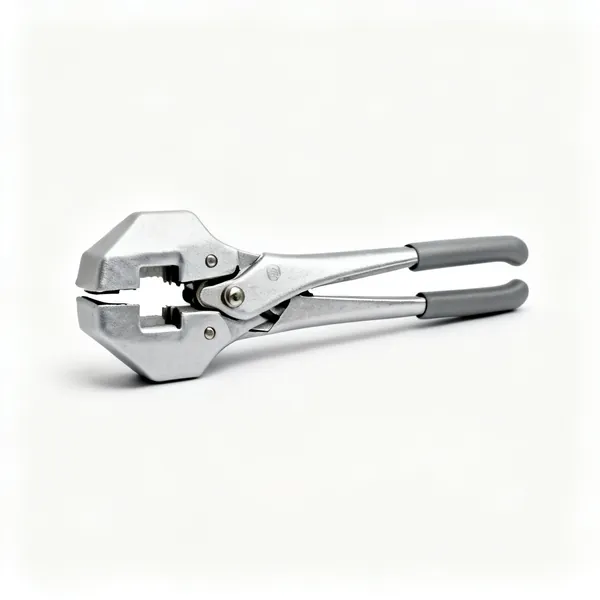 Soft vice jaws: A pair of aluminium soft vice jaw covers shaped to clip over vice jaws