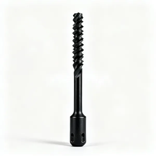 Gripping sockets: A set of black spiral fluted damaged nut removal sockets