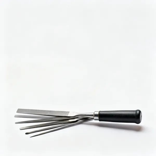 File set: A set of metal files in flat, round and half-round profiles