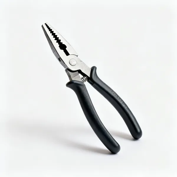 A pair of wire strippers with graduated cutting notches
