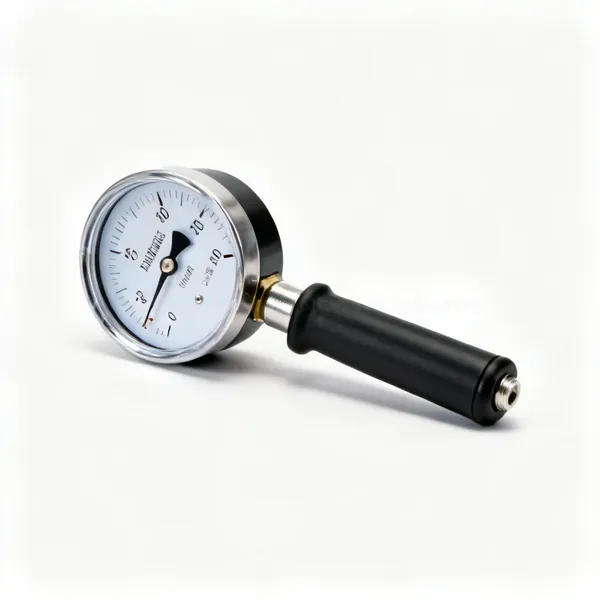 Filter gauge: A filter pressure differential gauge