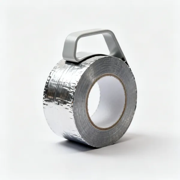 Foil tape: A roll of aluminium foil duct tape