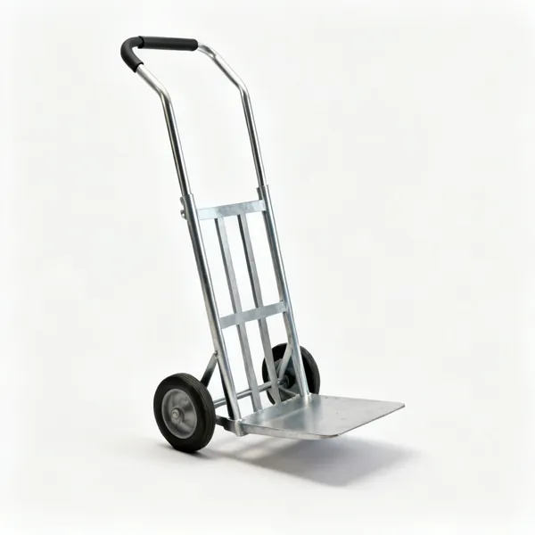 A steel sack truck