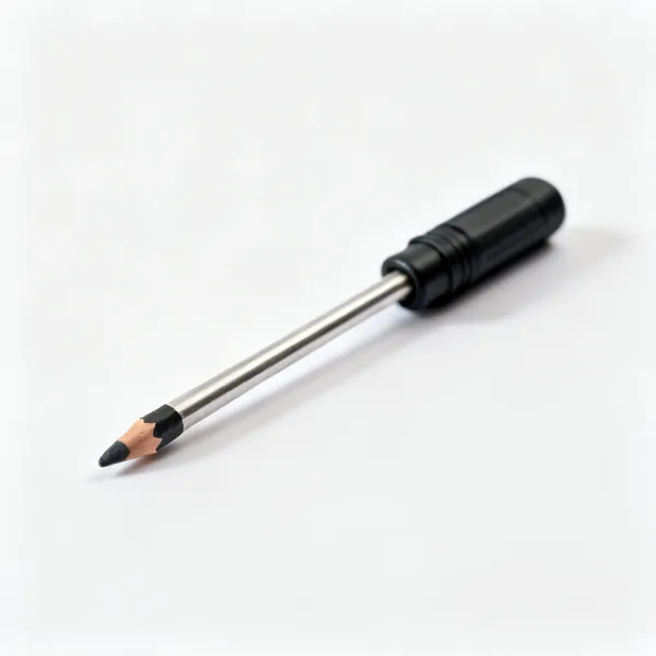 A smoke pencil air leak detector