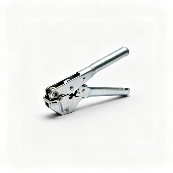 Banding & strap tool: Metal duct strapping with a tensioning tool