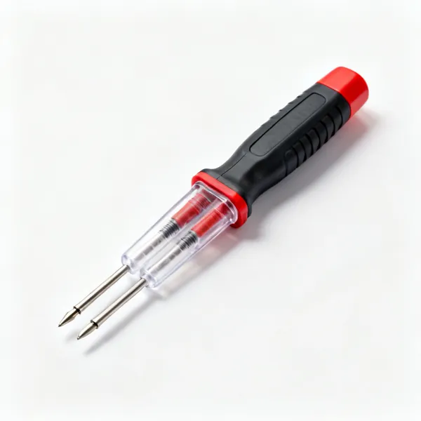 A two pole voltage tester with probes