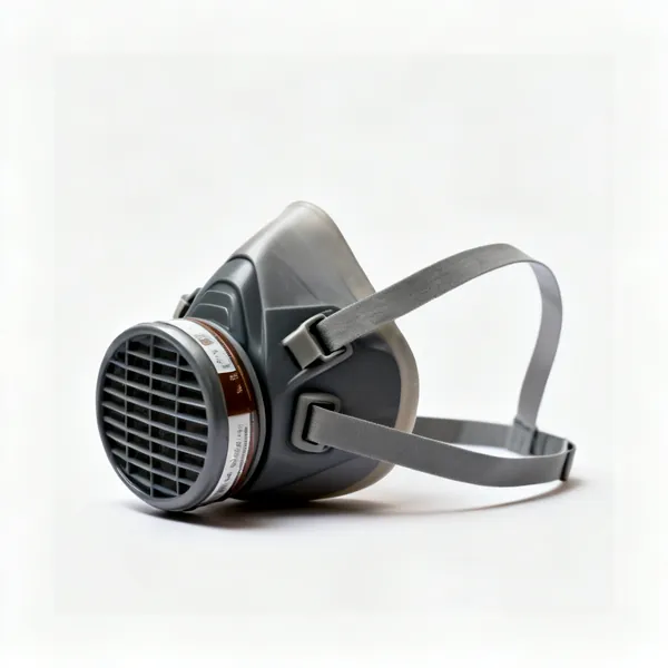 A dust mask respirator