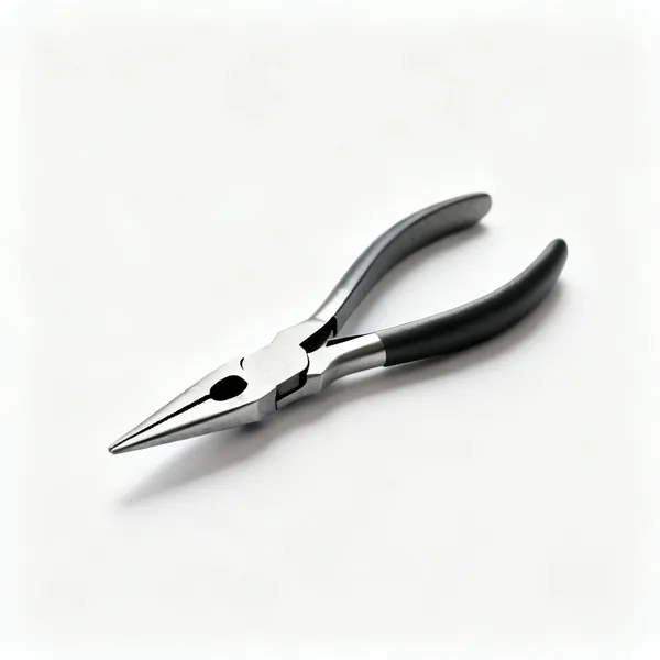 Flat nose pliers: A pair of flat nose jewellery pliers