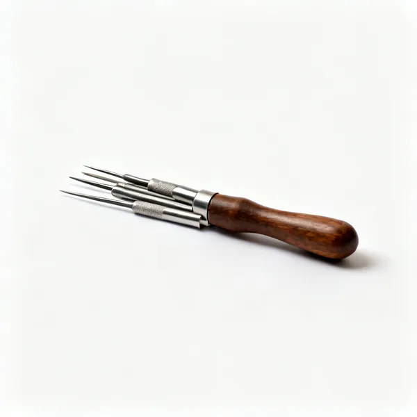 A set of jewellers gravers with handles