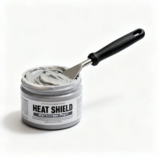 Heat shield paste: A jar of heat shield protection paste