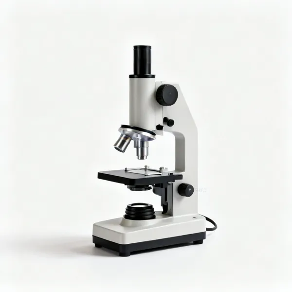 A stereo bench microscope
