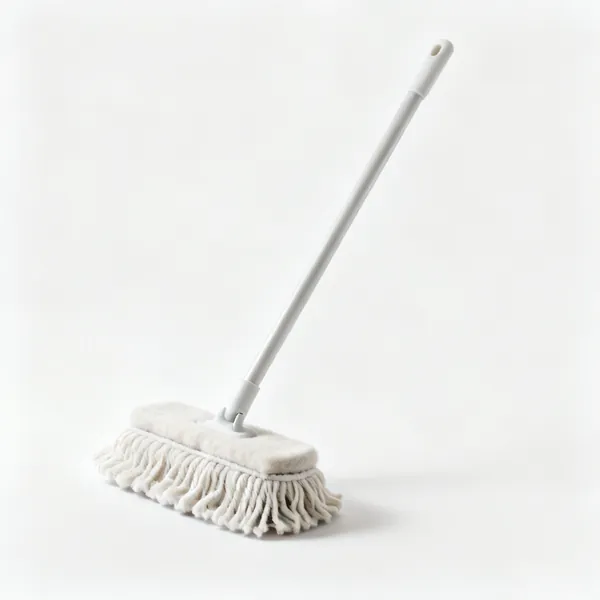 Calico and felt polishing mops