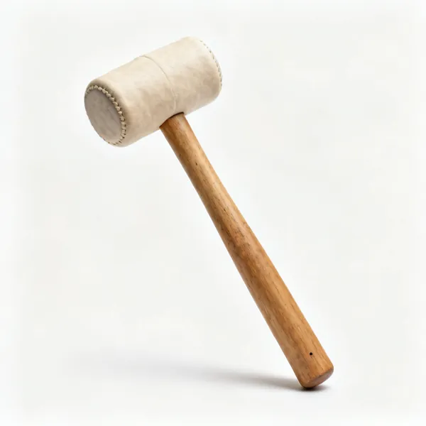Rawhide mallet: A rawhide jewellers mallet