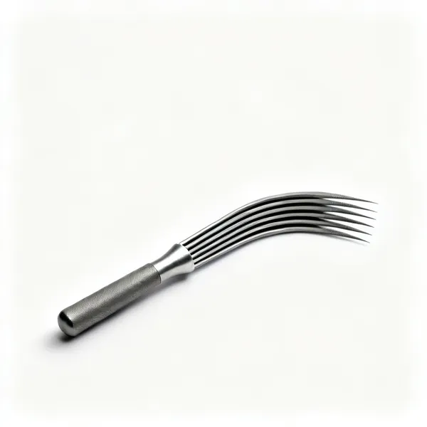 A set of curved riffler files