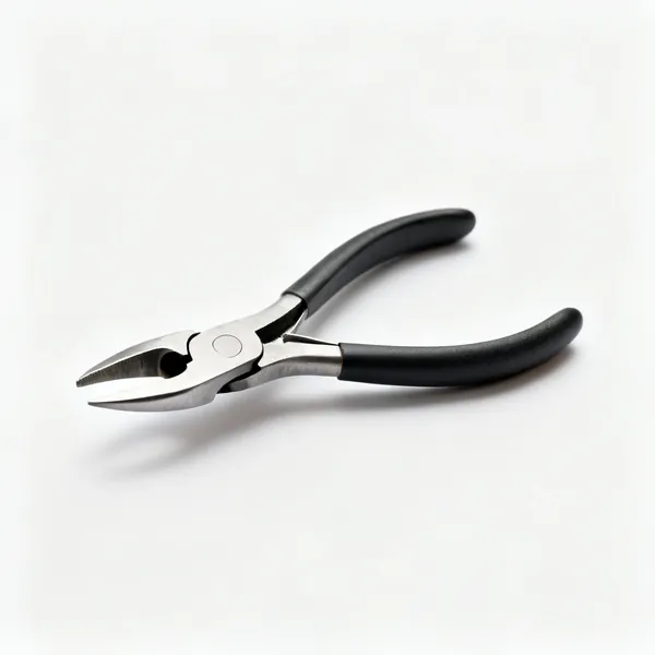 Round nose pliers: A pair of round nose jewellery pliers