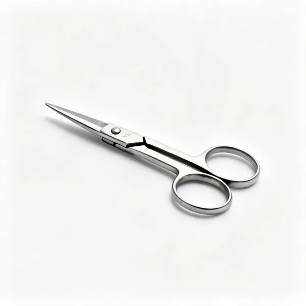 A pair of jewellers metal shears