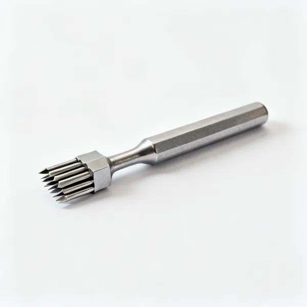 A set of small metal texturing punches