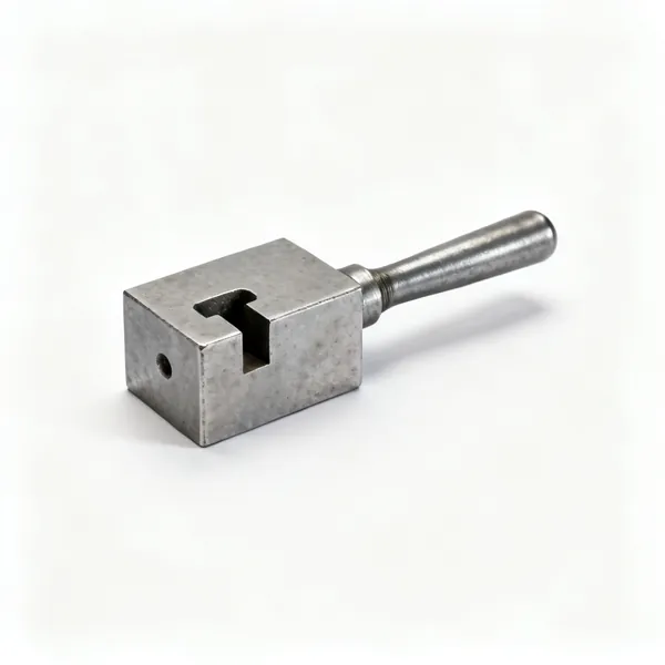 Swage block: A steel swage forming block