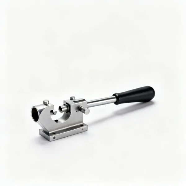 A jewellers tube cutting jig