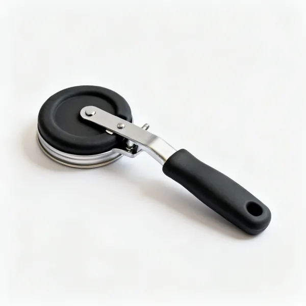 Jar opener: A rubber and metal jar lid opener with an adjustable grip