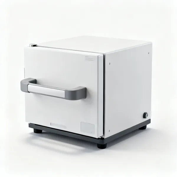 A benchtop laboratory autoclave