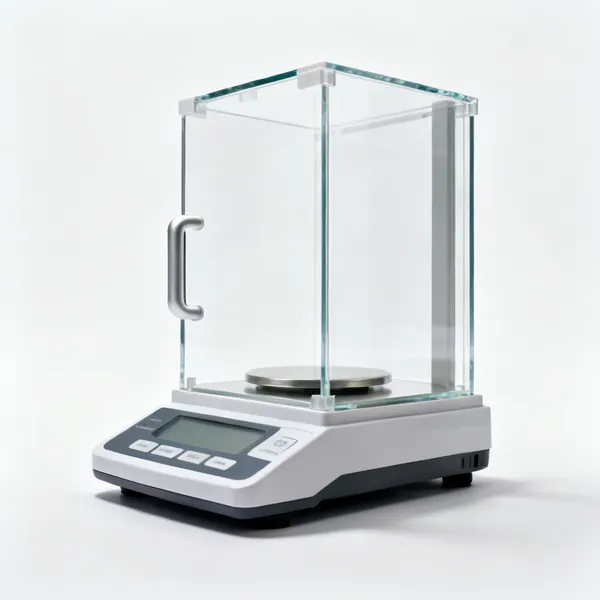A digital laboratory electronic balance