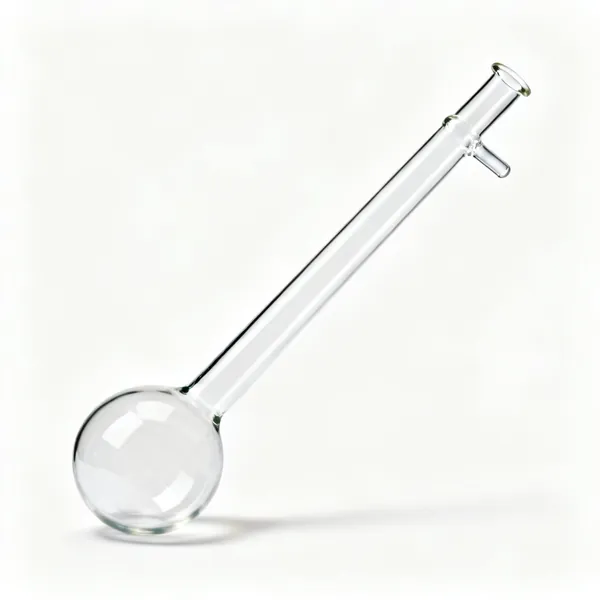 A large glass boiling tube