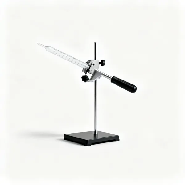 A burette clamp on a stand