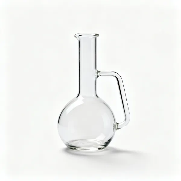 A glass distillation apparatus set up