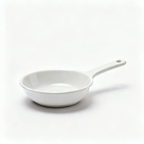 A porcelain evaporating basin dish