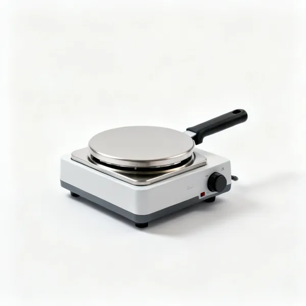 An electric laboratory hot plate