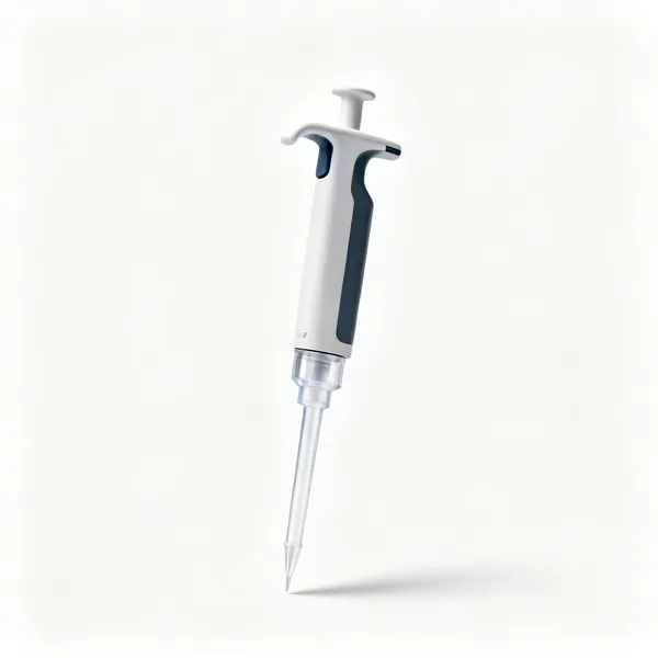 An adjustable micropipette with a disposable tip