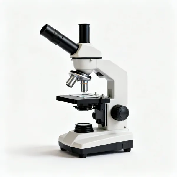Compound microscope: A compound laboratory microscope