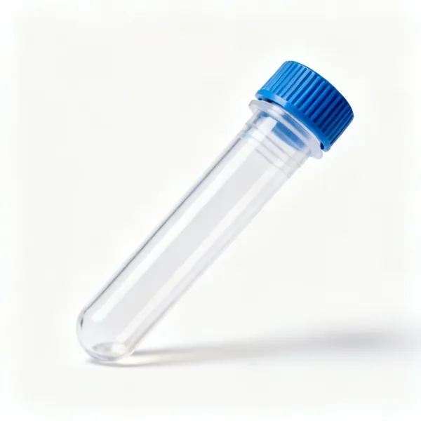 Plastic screw cap specimen tubes