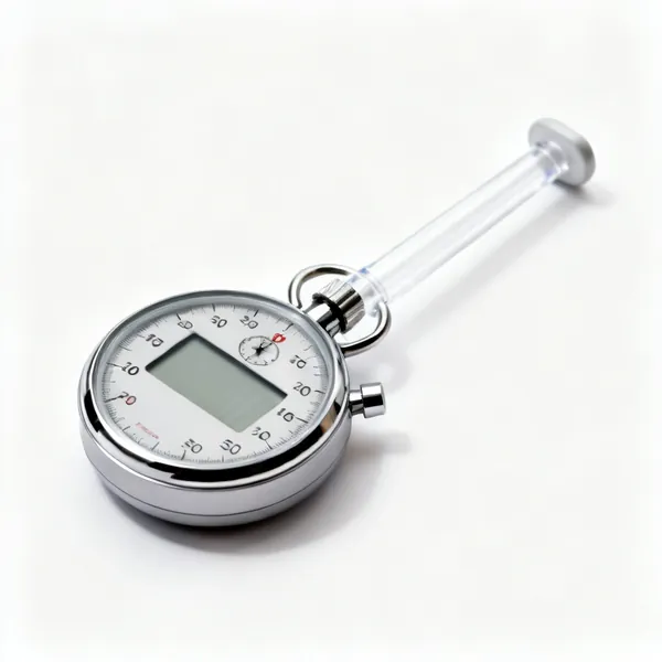 A digital laboratory stopwatch