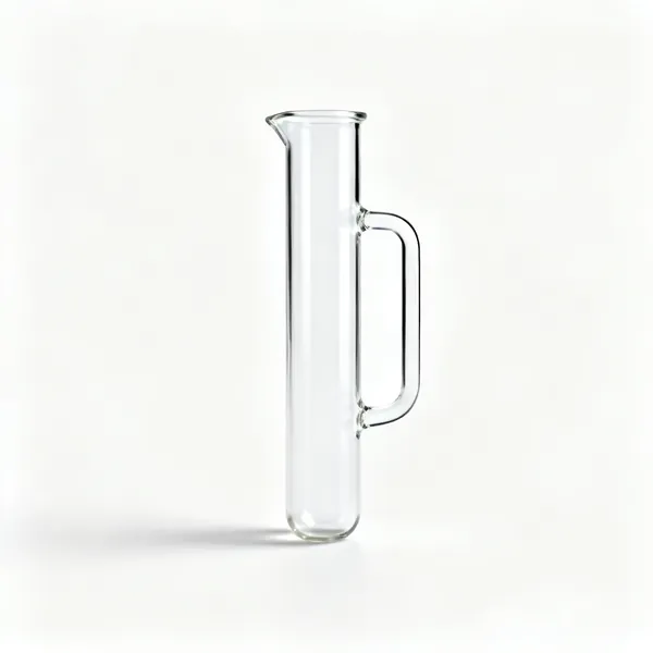 Glass laboratory test tubes