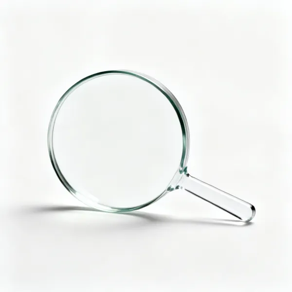A curved glass watch glass