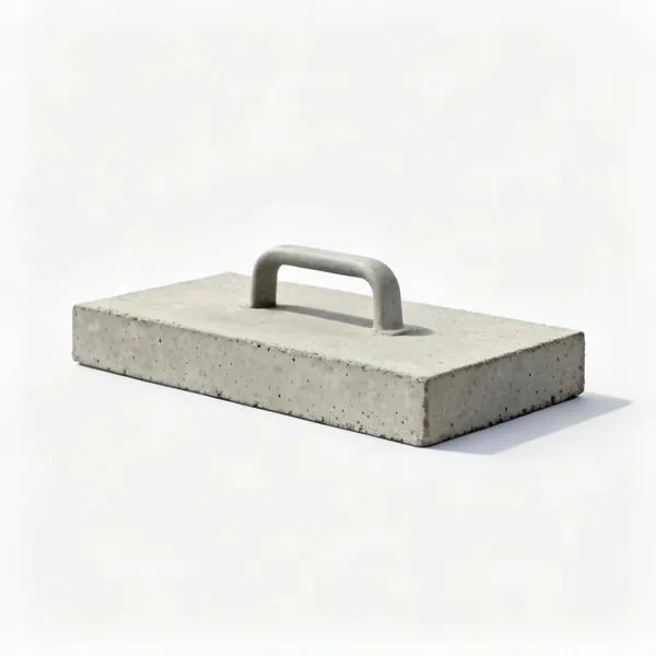 Gravel boards: A concrete gravel board section for a fence base
