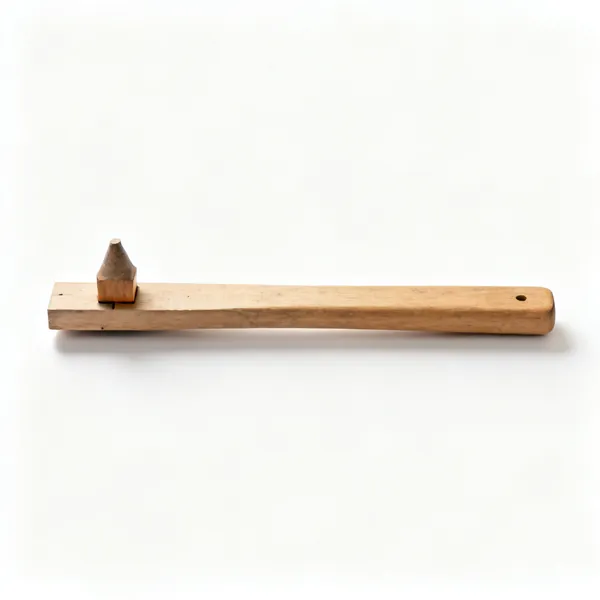 Fall gauge: A wooden batten with a small tapered packer block fixed at one end