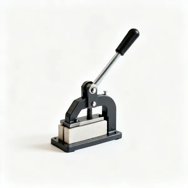 A manual block splitter press