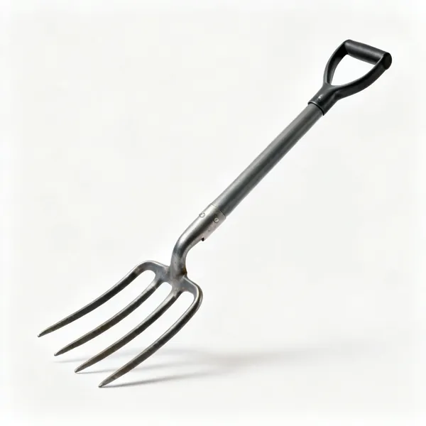 A four tined digging fork