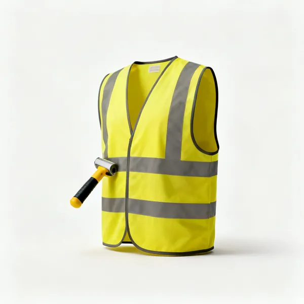 A yellow hi vis vest