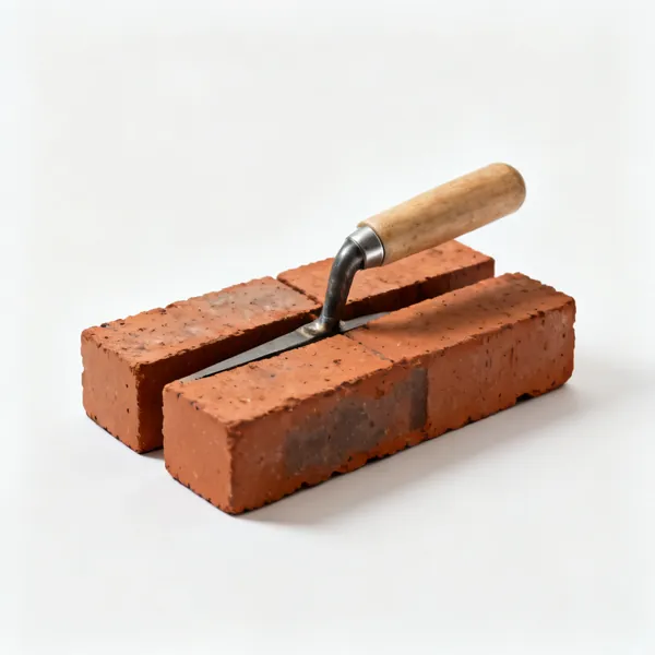 A pair of bricklayer's line blocks
