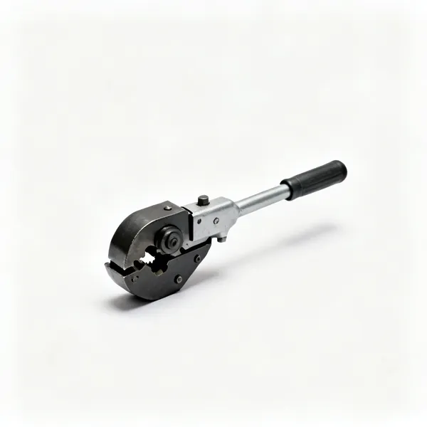 A manual rebar cutter and bender